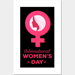 Women's Day Cute 8TH March Posters and Art